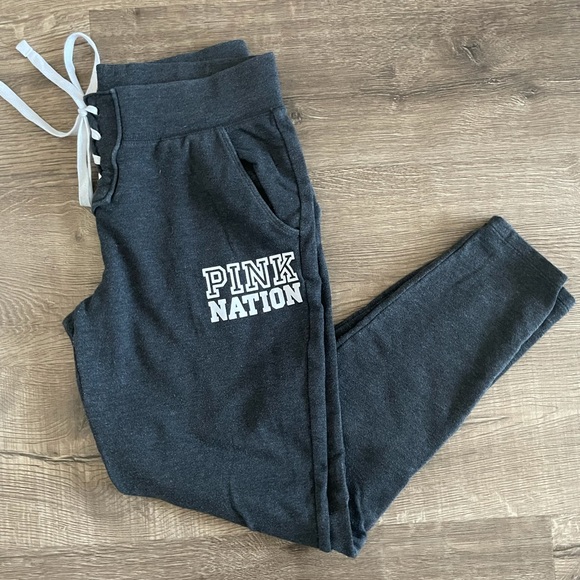 PINK Victoria's Secret Pants - VS PINK charcoal sweats